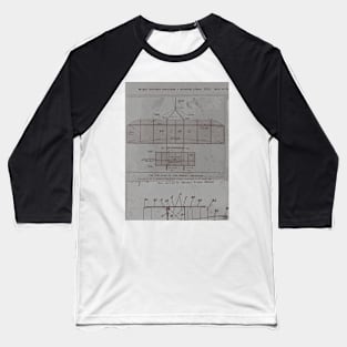 Wright Brother's Plane Patent! v1 Baseball T-Shirt